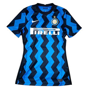 NWOT Nike 2020/21 Inter Milan Blue Black Home Soccer Jersey Women Sz XS Firelli